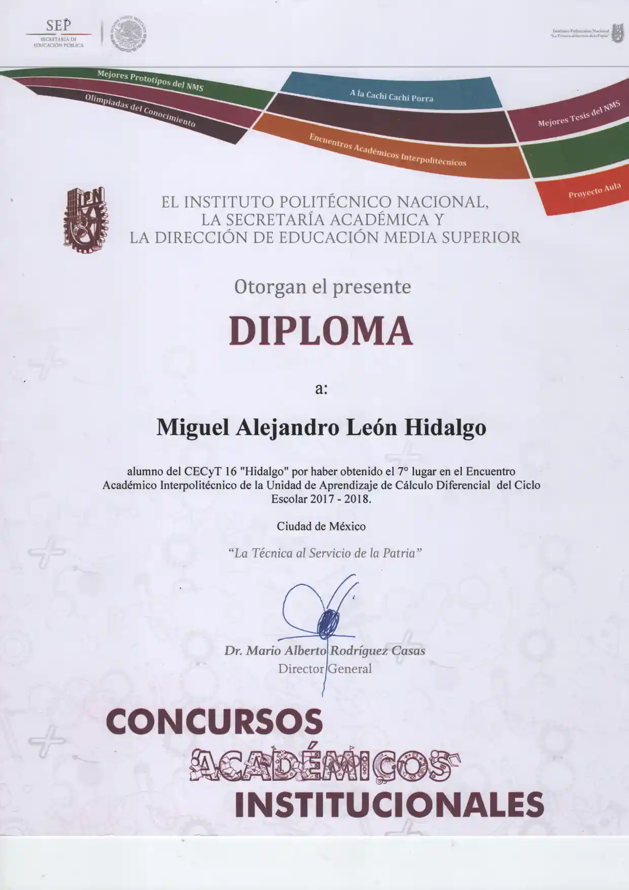 Concurso Académico de Cálculo