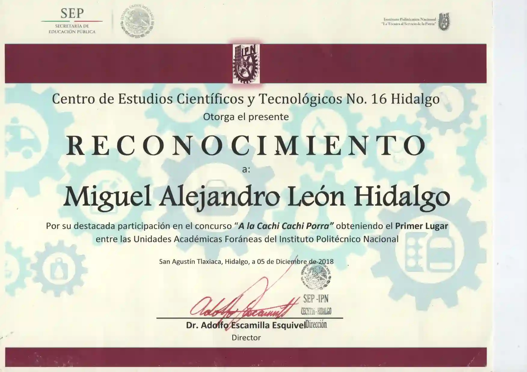 Premio a la Excelencia Académica