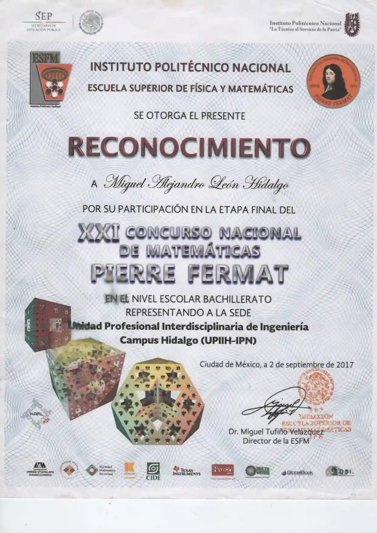 Concurso de Matemáticas Pierre Fermat