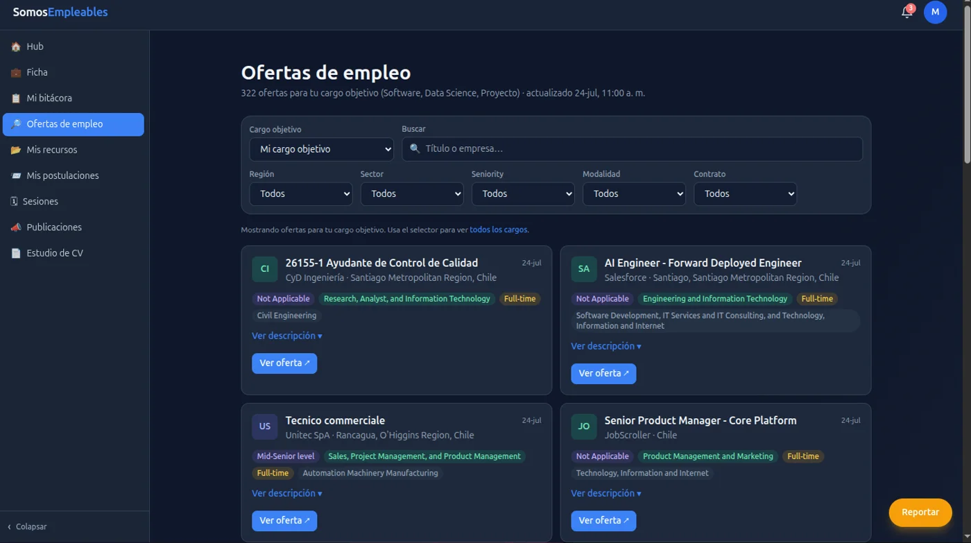 Ofertas de empleo en SE
